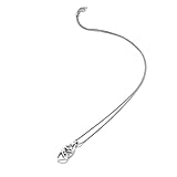 Hot Diamonds Trio Triple Heart Silver Pendant Necklace for Women | 925 Sterling Silver Interlocking Hearts with Real Diamond, 45cm Chain | Romantic Heart Silver Necklace for Women