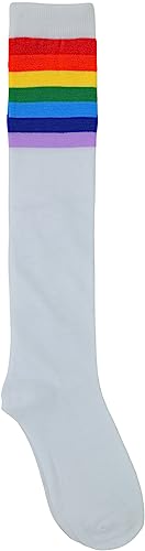 Image of ToBeInStyle Women's Colorful Patterned Design Knee High Socks