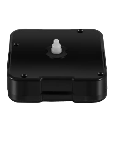 WinTaim Supertyst urverk för väggklocka, 12888 kvartsurverk 8/12,4/14,5/17/20/23,5 mm skaftlängd självmontering gör-det-själv batteridrivna urverk reparation (utan klockvisare, WT-12888-serien)