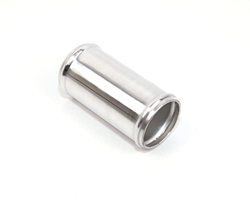 TMKOOL Adaptador de manguera de aleación universal de aluminio de 1.5 pulgadas OD Conector de tubo de unión con rollo de cuentas calibre 16 3 pulgadas de longitud (1 paquete de 1.5 pulgadas)
