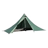 Ya en mundofriki.es: Kivivaka - Tienda de campaña pirámide ligera sin postes de 270 x 160 x 135 cm, PU3000/PU4000 impermeable, 1 persona, marrón/verde/gris-blanco verde