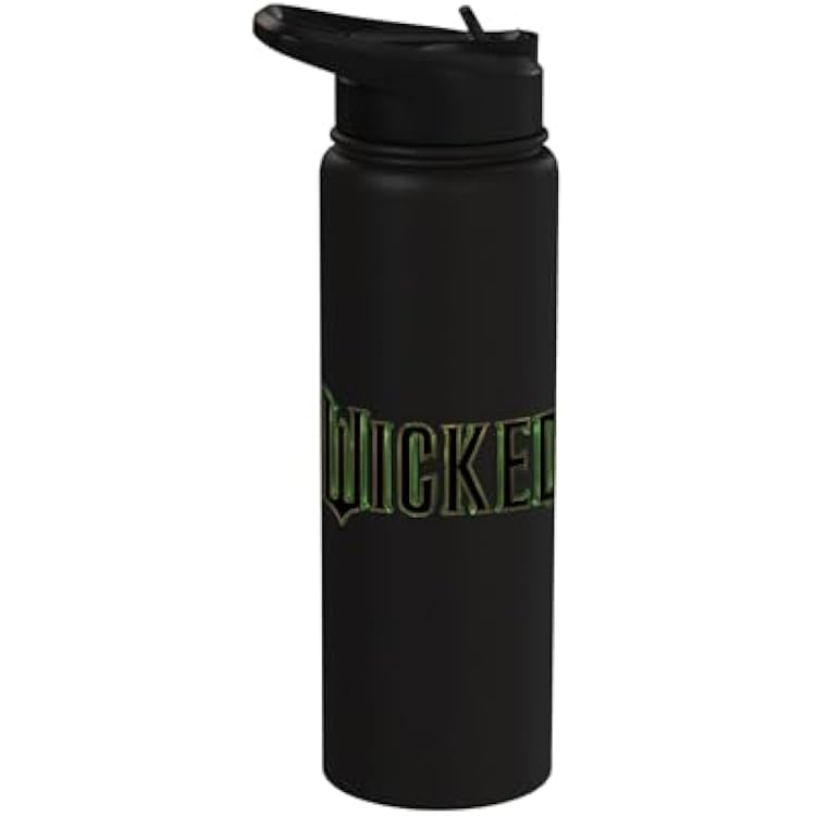 Wicked Movie Logo Stainless Steel Insulated Water Bottle