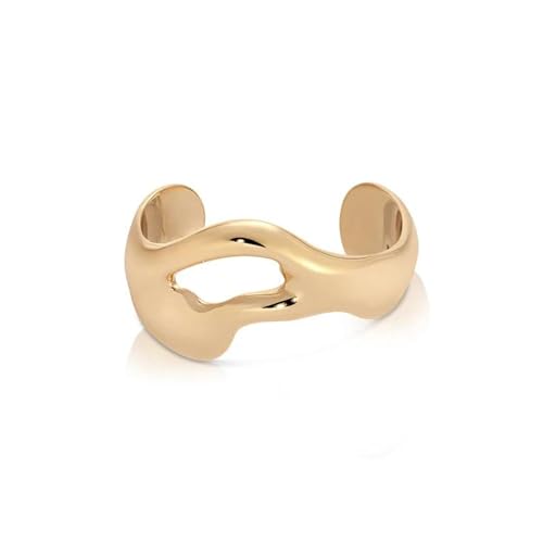 Ettika Gold or Silver Cuff. Bracelet for Women, Womens 18k Gold or Rhodium Plated Band Cuff. Jewelry