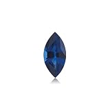 0.10-0.12 Cts AAA Marquise Cut Swiss Made Rough Synthetic Blue Sapphire (1 pc) Loose Gemstone