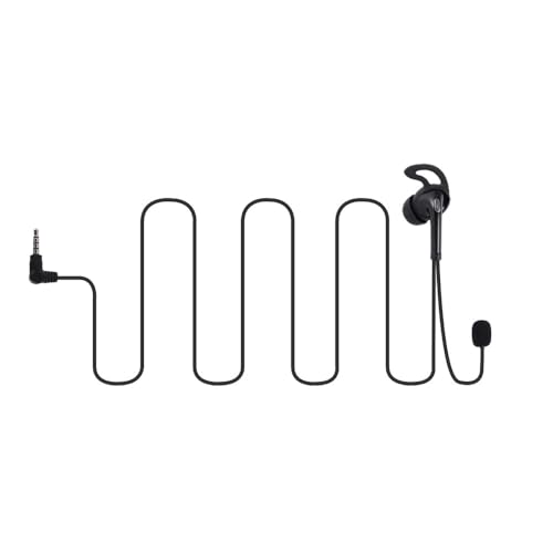 Maxquall Referee Headset Earphone Newly-Designed 3.5mm Jack Professional HiFi Earpiece Right-Ear V6 V4 FBIM Football Arbitro Coach Judger Arbitration Earhook Soccer Headphone(1PC R Earpiece)