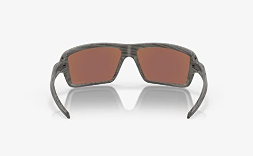 Oakley Cables Sunglasses Woodgrain with Prizm Deep Water Polarized Lens 63mm OO91293