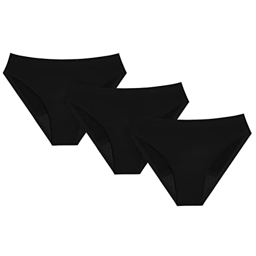 Kt By Knix Teen Super Leakproof Bikini - Period Underwear For Teens - Black, Small (3 Pack) #TOP3
