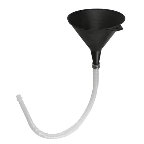 OC-PRO Entonnoir de Remplissage Universel Noir 2 Pièces avec Tube Flexible Détachable, Funnel, Plastique, 1,89 L, 530 mm, 180 mm