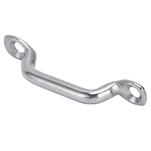 Fafeicy Packung mit 10 Edelstahl 316 Bimini Boot Top Pad Eye, Deck Loop Tie Down Boot Top Eye, Zum Halten von Booten Flunder Kajaks Kanu Rigging, 6 mm Griffbreite, Φ5 mm Installationsöffnung