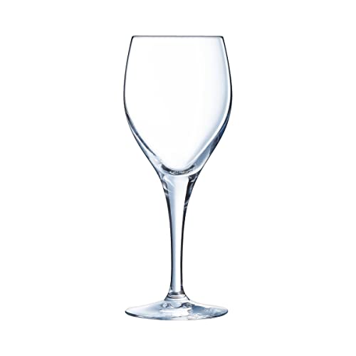 Chef & Sommelier - Collection Sensation Exalt - 6 Verres à Pied de 25 cl en Cristallin - Verres à Vin Classiques et Sobres - Résistance Hors Norme -...