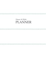 Home & Work 8x10 Weekly Planner, Teal Mini Stripes: Combine Your Home and Work Schedules Into One Planner 1956984232 Book Cover