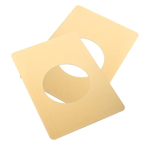 healvian 2個 ステンレス製ドア補強プレート 錆びにくく変形防止 簡単取り付けで修理 補強に 製室内外ドア対応 ドアノブ周囲のキズ隠し用