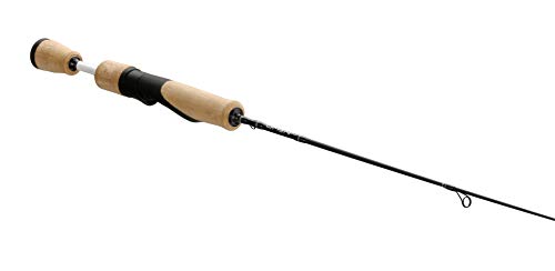 13 Fishing - Omen Ice Rod - 36" Mh (Medium Heavy) - Solid Carbon Blank - Split Grip Handle - Obi-36Mh-Sg , Black #TOP1