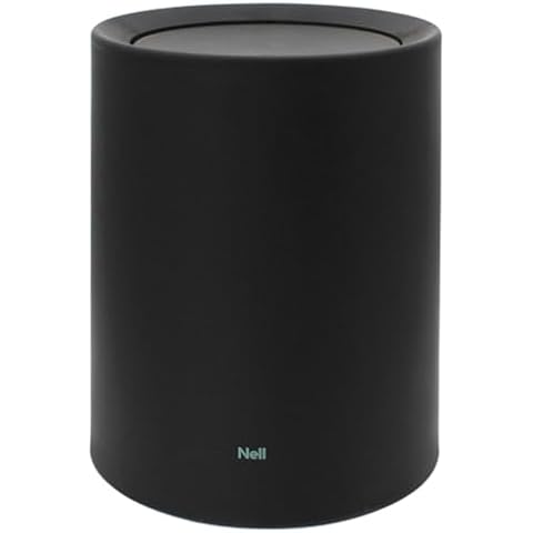 Poubelle AllBlue 12L noire Cover