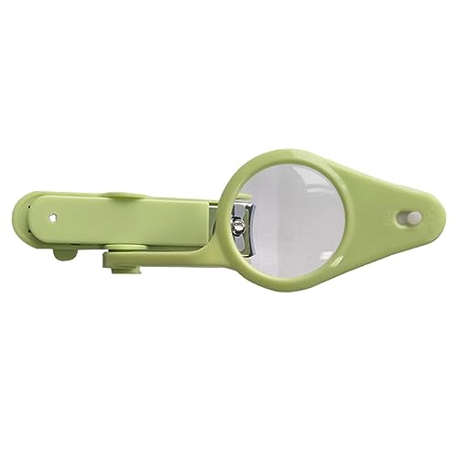 Toddmomy Portable Nail Clippers with Magnifying and Nail Trimmer for Newborns Essential Care Tool for Easy and Precise Nail Care Green