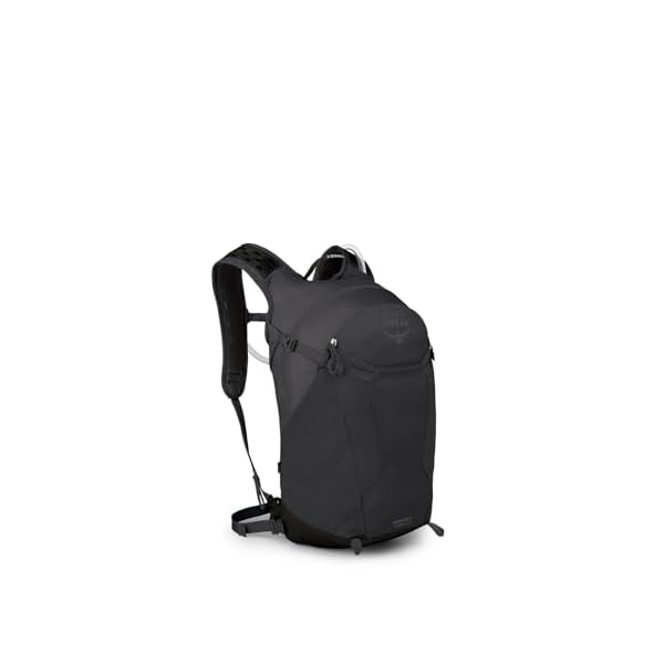 Osprey Sportlite 20L Unisex Hiking Backpack with Hydraulics Reservoir, Dark Charcoal Grey