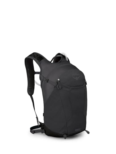 Osprey Sportlite 20L Unisex Hiking Backpack with Hydraulics Reservoir, Dark Charcoal Grey