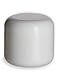 Nakpunar 12 Pcs, 2 Oz White Double Wall Plastic Jars with Dome Lid and liner