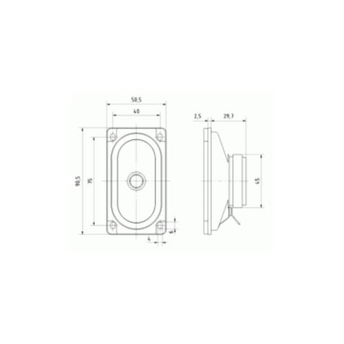 Visaton Sc 5.9 Om / 4 Ohm SC5.9 Breitbaender 10W 4Ω - 3