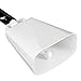BLUE PANDA 2 Pack Cow Bells - Cowbells for Sporting Events - Percussion Noise Makers with Handle for Football Games, Stadiums (White Cowbell) 9.5-inch Cow Bell