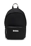 Largeur: 14,0 cm BOSS Hommes Catch 3.0 Sac à dos avec bandoulière ajustable et logo contrastant