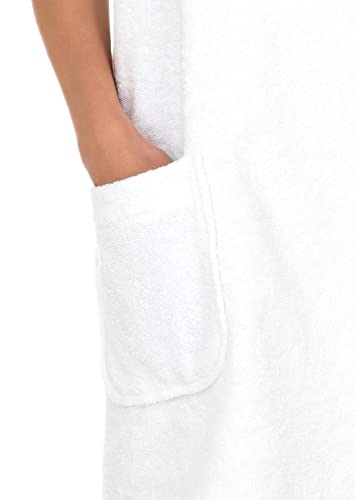 TowelSelections Womens Shower Wrap Adjustable Cotton Terry Cloth Gym Cover Up with Snaps4