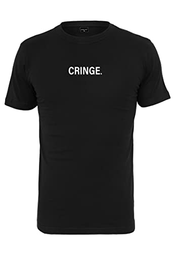 Mister Tee Herren Cringe Tee T-Shirt, Black, M Cover