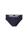 Emporio Armani Men's Cotton Stetch Brief, Navy, Large