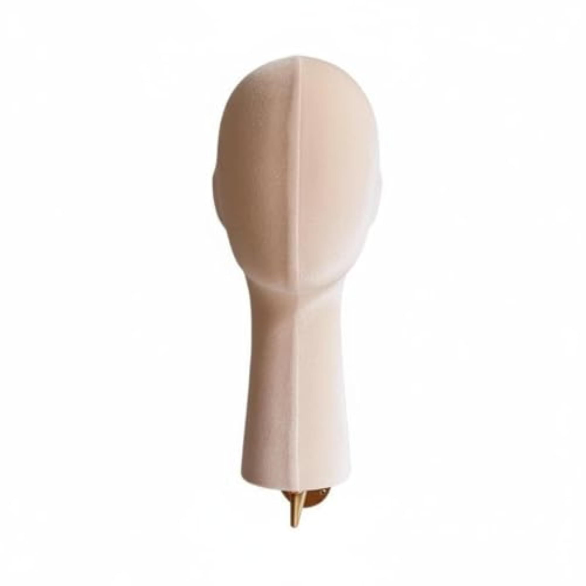 Gold-Colored Wall-Mounted Head for Hairpieces