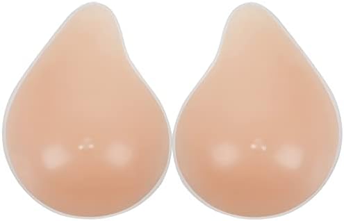 Vollence One Pair irregular Silicone Breast Forms Women Mastectomy Prosthesis Concave Bra Pad