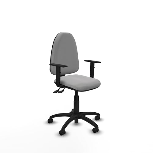Piqueras y Crespo Chaise de bureau Aýna pour dessin et utilisation simple, avec dossier réglable en hauteur, accoudoirs 1D et mécanisme de contact permanent...
