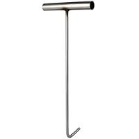 T-Haken Edelstahl Türhaken Rolltürhaken Hebehaken Schwerlasthaken Metallfederdeckelhaken Hebewerkzeug T-Form Hebewerkzeug