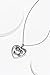 MORGAN & PAIGE Oxidized 925 Sterling Silver Celtic Knot Heart Pendant Necklace 18
