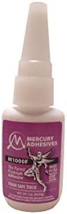 Mercury Adhesives M1000F 1oz (Foam Safe Thick CA)