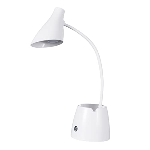 Homoyoyo lámpara de escritorio con contenedor de pluma lámparas de mesa que funcionan con pilas lampara USB lámpara táctil luz de estudio que cuida los ojos luz que cuida los ojos