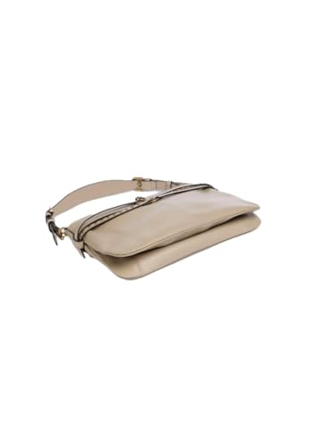 Bolso bandolera Pinko de hombro Classic Belt Bag piel beige 3