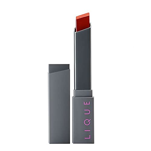 LIQUE Cosmetics Moisturizing Cream Lipstick, Lightweight, Comfortable Formula with Rich Pigment for Visibly Fully Lips and All-Day Wear, Flawless, 0.11 Oz.