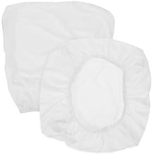 Beavorty Chair Protector Office Chair Armless Computer Chairs Cover Dining Computer Chair Covers Garden Chair Cover for Office Chair Seat Pad Cover Split White