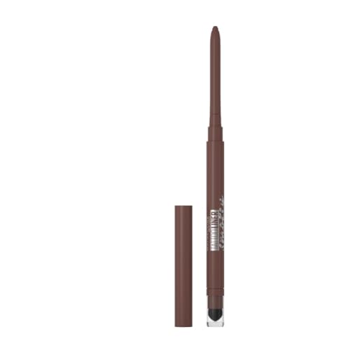 Maybelline New York - Crayon Gel Yeux Effet Smokey - Waterproof &amp; Tenue 36h - Tattoo Liner Smokey - Teinte : Brun