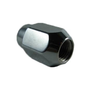 EZAccessory 20 Chrome Acorn Lug Nuts 1/2" Left Hand Thread Size 13/16" Hex