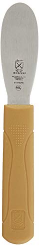 Image of Mercer Culinary Millennia Plain Edge Spreader, 3.5 Inch Blade, Peanut Butter Color Handle