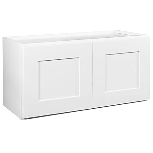 Image of Design House Brookings Kitchen Bridge Wall Cabinet, 30 inch, White