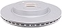 ACDelco Advantage 18A2733AC Coated Rear Disc Brake Rotor