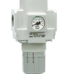 SMC AR40-N04BE-Z-B 1/2 Modular (PT), 6 Sizes, AR Mass PRO, RC NPT OR G(PF) Threads, Regulator