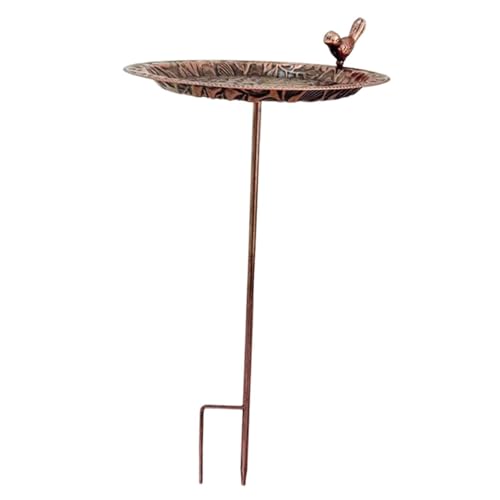 Bain d'oiseaux d'extérieur en fer pour créer un coin nature sur la terrasse