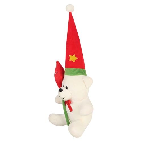 Image of DearJoy Christmas Teddy Bear - White