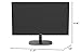 AOC 24B2H2 24” Frameless IPS Monitor, FHD 1920x1080, 100Hz, 106% sRGB, for Home and Office, HDMI x2, Low Blue Mode, VESA Compatible, Black
