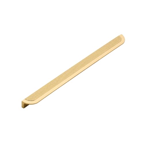 Image of VEZEL Aluminium Wardrobe Handle - Modern Cabinet Pull Handle for Wardrobe, Drawer & Cupboard Furniture, PVD Gold, 600mm - Pack of 1-| 3 Years Warranty |