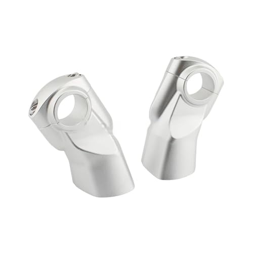 Barre collier de serrage argenté en aluminium usiné Rocket 3R 3GT