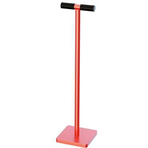 Betonstampfer aus Stahl, Erdstampfer Manueller mit 20x20 cm Grundplatte, 84 cm hoch Stampfer zum Verdichten von Boden, Kies und Sand mit T-Griff